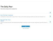 Tablet Screenshot of dailypour.blogspot.com