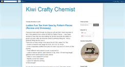 Desktop Screenshot of kiwicraftychemist.blogspot.com