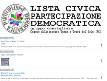 Tablet Screenshot of partecipazione-democratica.blogspot.com