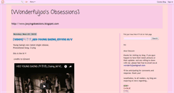 Desktop Screenshot of jooyingobsessions.blogspot.com