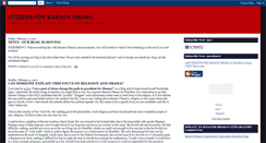 Desktop Screenshot of citizensforbarackobama.blogspot.com