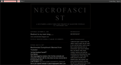 Desktop Screenshot of necrofascist.blogspot.com