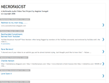 Tablet Screenshot of necrofascist.blogspot.com
