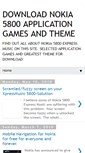 Mobile Screenshot of nokia-5800-touchscreen.blogspot.com