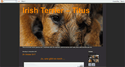 Desktop Screenshot of irishterrier-titus.blogspot.com