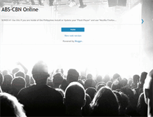 Tablet Screenshot of abs-cbnonline.blogspot.com