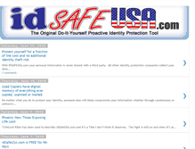 Tablet Screenshot of identitytheftprotection-idsafeusa.blogspot.com