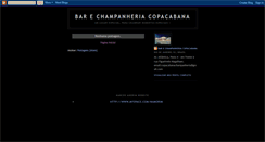 Desktop Screenshot of champanheriacopacabana.blogspot.com