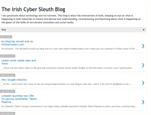 Tablet Screenshot of irishcybersleuth.blogspot.com