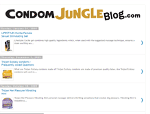 Tablet Screenshot of condomjungle.blogspot.com