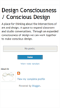 Mobile Screenshot of designconsciousnessconsciousdesign.blogspot.com