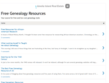 Tablet Screenshot of freegenealogyresources.blogspot.com
