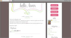 Desktop Screenshot of hellolover-blog.blogspot.com