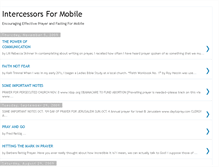 Tablet Screenshot of intercessorsformobile.blogspot.com