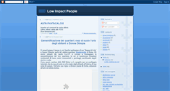 Desktop Screenshot of lowimpactpeople.blogspot.com