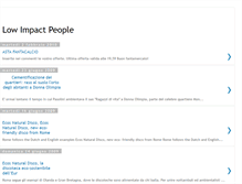 Tablet Screenshot of lowimpactpeople.blogspot.com