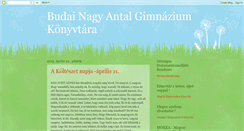 Desktop Screenshot of bnagkonyvtar.blogspot.com