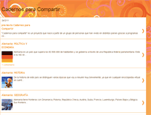 Tablet Screenshot of cadernosparacompartir.blogspot.com