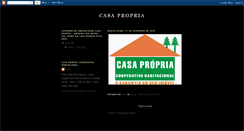 Desktop Screenshot of casapropriacooperativa.blogspot.com