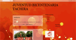 Desktop Screenshot of juventudbicentenariatachira.blogspot.com