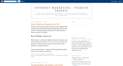 Desktop Screenshot of internetmarketing-websitetraffic.blogspot.com