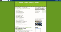 Desktop Screenshot of fuentelucenabachillerato.blogspot.com