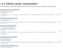 Tablet Screenshot of fuentelucenabachillerato.blogspot.com