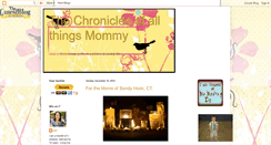 Desktop Screenshot of chroniclesofallthingsmommy.blogspot.com