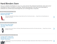 Tablet Screenshot of hand-blenders.blogspot.com