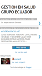 Mobile Screenshot of gestionensaludgrupoecuador.blogspot.com