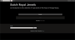 Desktop Screenshot of dutchroyaljewels.blogspot.com