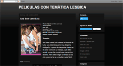 Desktop Screenshot of peliculaslesbicas.blogspot.com