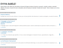 Tablet Screenshot of evviva-babele.blogspot.com