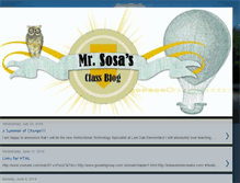 Tablet Screenshot of mrsosasclass.blogspot.com