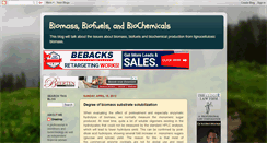 Desktop Screenshot of biofueloutlook.blogspot.com