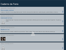 Tablet Screenshot of cadernodafenix.blogspot.com