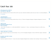 Tablet Screenshot of catchyourjob.blogspot.com