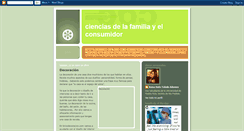 Desktop Screenshot of cienciasdelafamiliayelconsumidor.blogspot.com