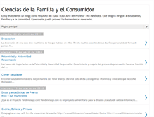 Tablet Screenshot of cienciasdelafamiliayelconsumidor.blogspot.com