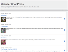 Tablet Screenshot of meanderknotpress.blogspot.com