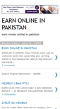 Mobile Screenshot of earnpakistanearn.blogspot.com