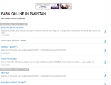 Tablet Screenshot of earnpakistanearn.blogspot.com