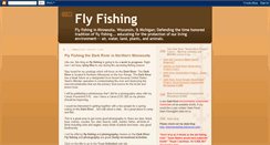 Desktop Screenshot of flyfishingdiary.blogspot.com