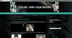 Desktop Screenshot of clubedosesquisitos.blogspot.com