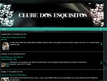 Tablet Screenshot of clubedosesquisitos.blogspot.com
