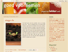 Tablet Screenshot of goedvoornemen.blogspot.com