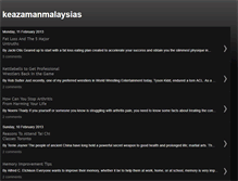 Tablet Screenshot of keazamanmalaysia.blogspot.com