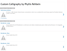 Tablet Screenshot of calligraphyprehbein.blogspot.com