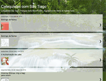 Tablet Screenshot of catequistascomsaotiago.blogspot.com