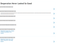 Tablet Screenshot of desperationnever.blogspot.com